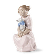 Girl With Little Cat